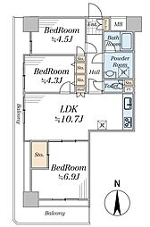 間取図画像 3LDK