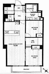 間取図画像 2SLDK