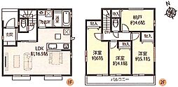 戸田市喜沢1 D号棟 全4