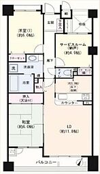 ネオステージ西川口 2SLDKの間取図画像