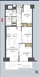間取図画像 3LDK