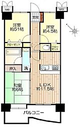 ライオンズガーデンシティ浦和 3LDKの間取図画像