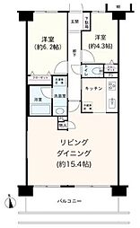 アーベントハイム戸田公園 3LDKの間取図画像