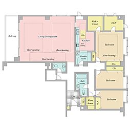 間取図画像 3LDK