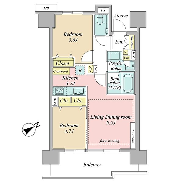 間取りを拡大表示