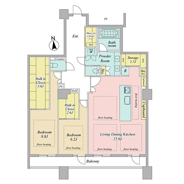 間取りを拡大表示