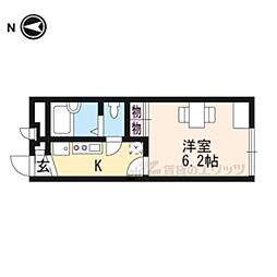 レオパレス永和 1Kの間取図画像