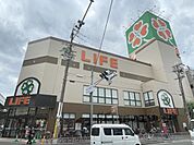 ライフ　高井田店まで250メートル