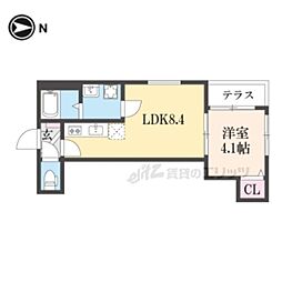 グランコスモ 1LDKの間取図画像