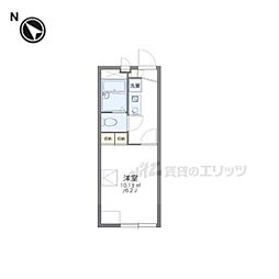 レオパレスマリエ 1Kの間取図画像