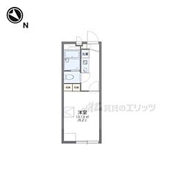 レオパレスマリエ 1Kの間取図画像