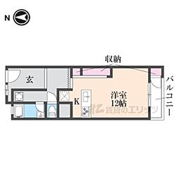 マンション大谷 ワンルームの間取図画像