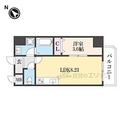 maison PREMIER6 1LDKの間取図画像