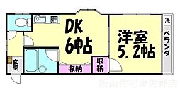 りんくうりんくす 1DKの間取図画像