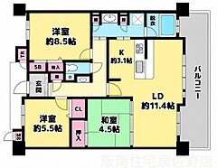 物件の間取り