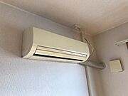 エアコン付きで夏も冬も快適♪