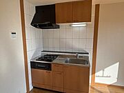 2口コンロ付きのシステムキッチン☆
