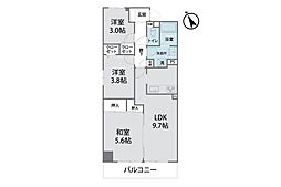 間取図画像 3LDK