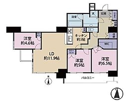 間取図画像 3LDK