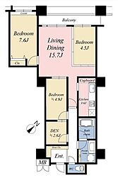 間取図画像 3SLDK