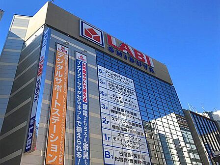 ヤマダデンキLABI渋谷 徒歩16分。 1210m