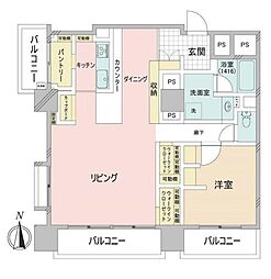 高円寺サマリヤマンション 1LDKの間取図画像