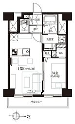 五反田ダイヤモンドマンション 1LDKの間取図画像