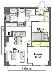 秀和目黒レジデンス 2LDKの間取図画像