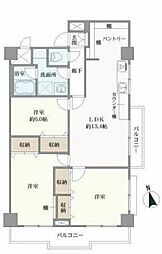 ウェルフェアグリーン南砂 3LDKの間取図画像