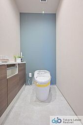 節水対策・省スペースとして人気のあるタンクレスを採用。お掃除も簡単に行えます。
