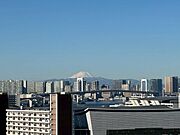 晴れた日には富士山が一望できる眺望です。