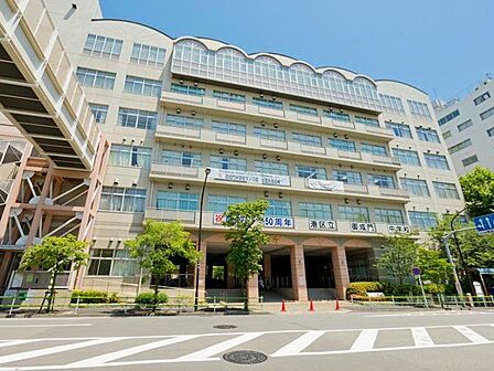 港区立御成門中学校 徒歩11分。 840m