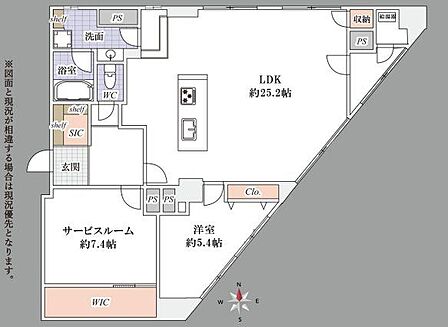 1SLDK 間取り