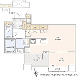 新橋プラザビル 1LDKの間取図画像