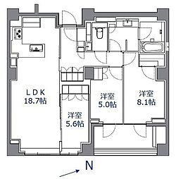 間取図画像 3LDK