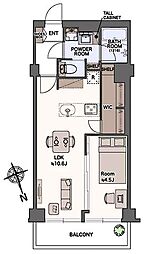 間取図画像 1LDK