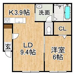 VOL 1LDKの間取図画像