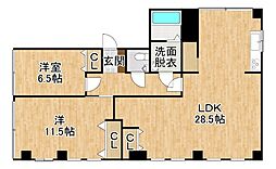 平原ハートフルビルの間取図画像