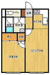 間取図画像 1LDK