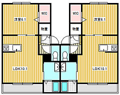 物件の間取り