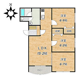 マウントヒル919 3LDKの間取図画像