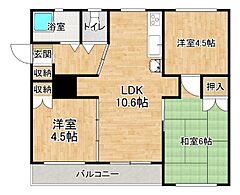 物件の間取り