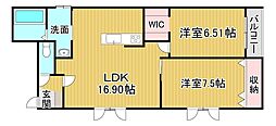 PetriCa 2LDKの間取図画像