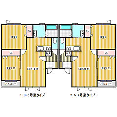 物件の間取り