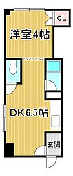 ワンルームマンション昴-018 1DKの間取図画像