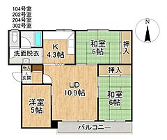 物件の間取り