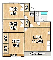 物件の間取り