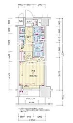 名古屋市中区橘1丁目マンション 1Kの間取図画像