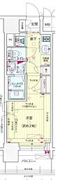 プレサンス錦ラウム 1Kの間取図画像