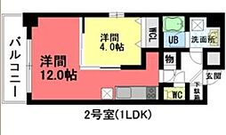 LAULEAHEIAN 1LDKの間取図画像